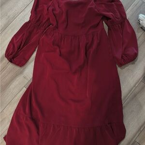 Elegant Red Women's Dress
